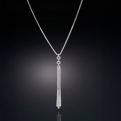 5.32 ctw Diamond Tassel Necklace