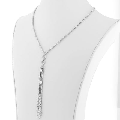 5.32 ctw Diamond Tassel Necklace