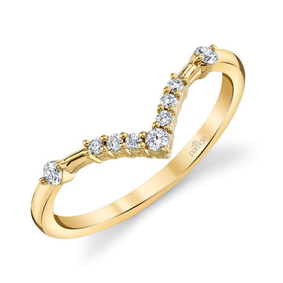 0.14 ctw Diamond Contour Band