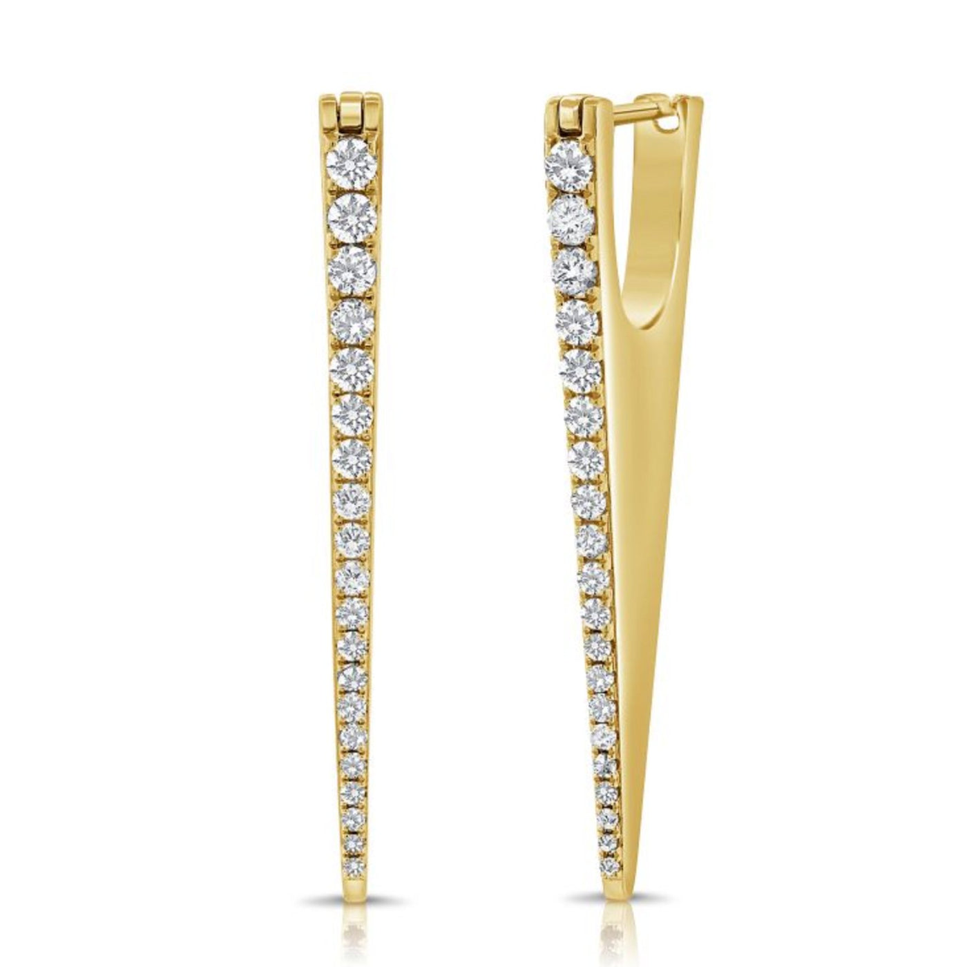 2.15ctw Diamond Arrow Tip Earrings