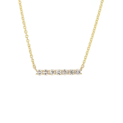 18" 0.51 ctw Diamond Bar Necklace