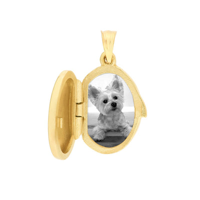 Oval Polished Locket Pendant