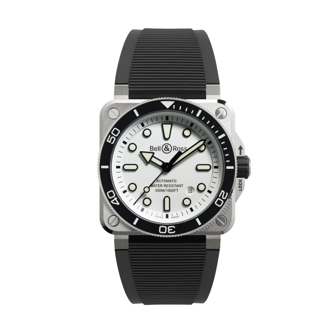 BR-03 Diver White Steel