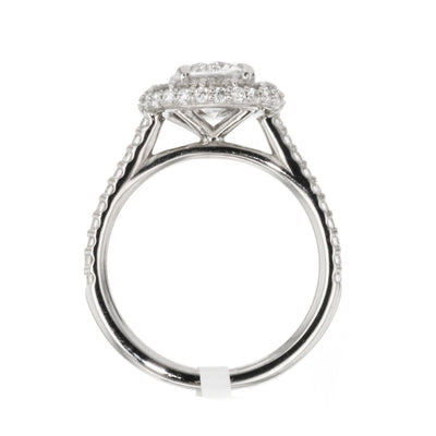 1.00 ctw Diamond Halo Engagement Ring