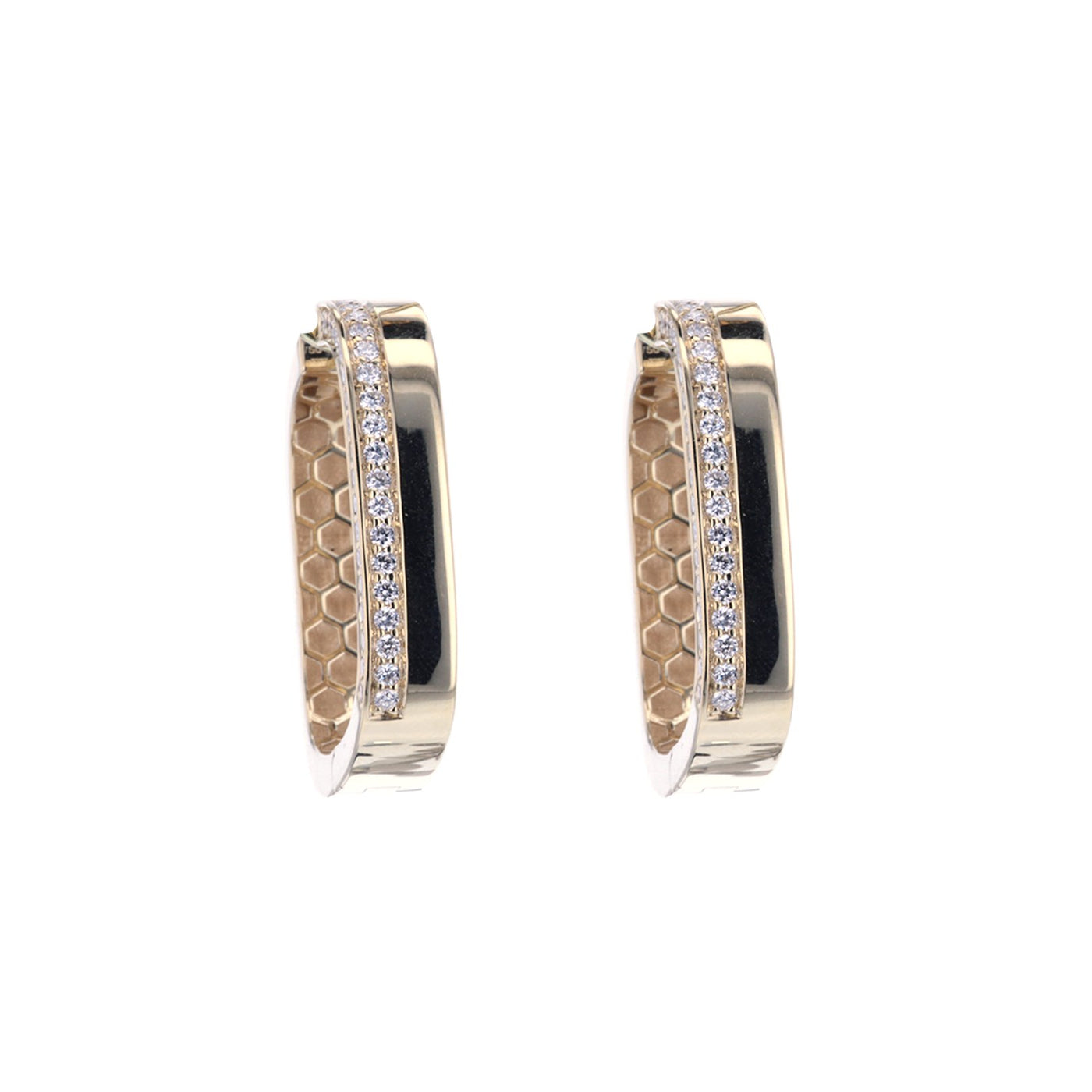 0.97ctw Diamond Hoop Earrings