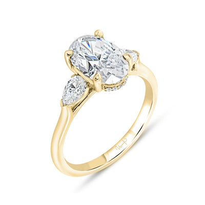0.45 ctw Diamond Hidden Halo Engagement Ring