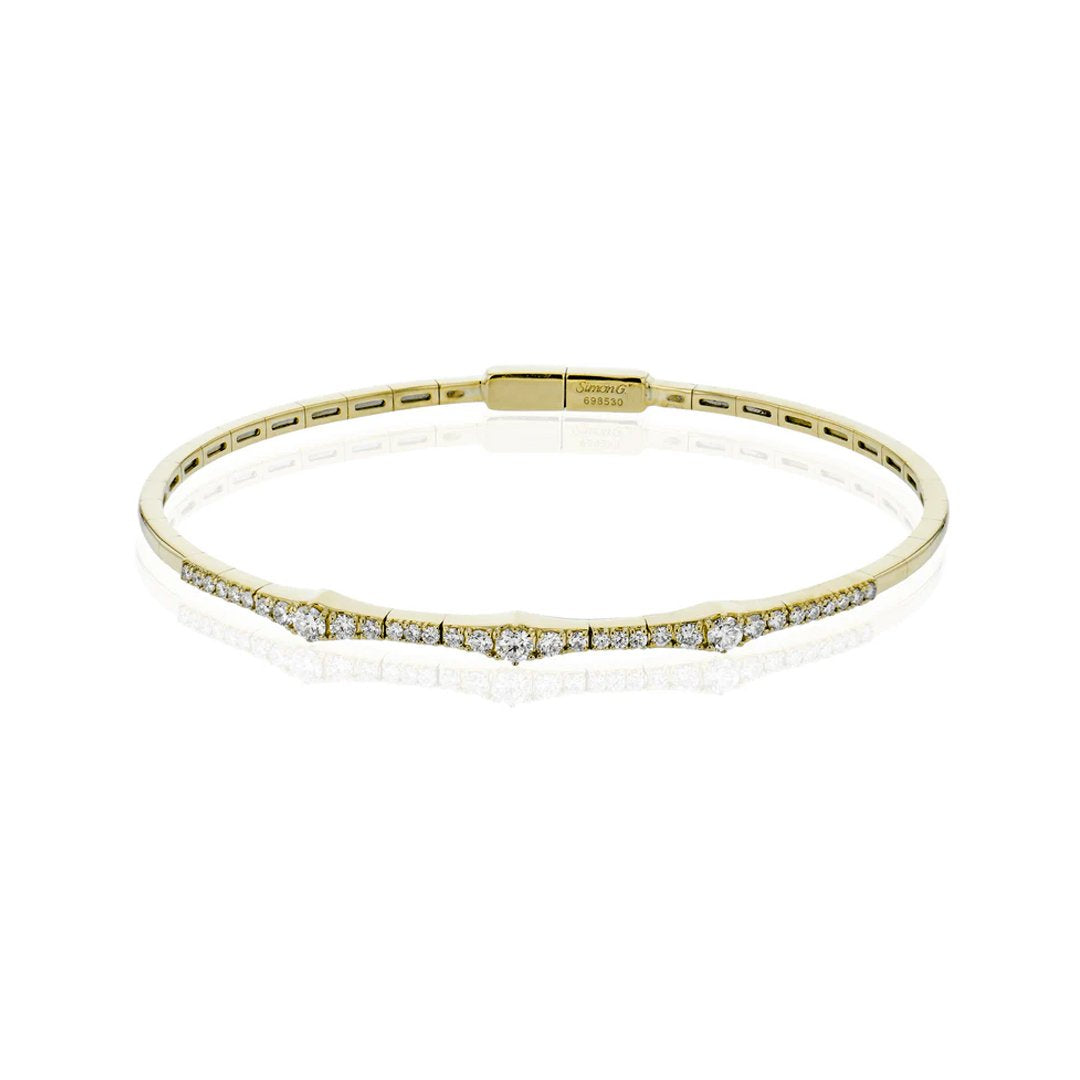 0.65 ctw Diamond Bangle Bracelet