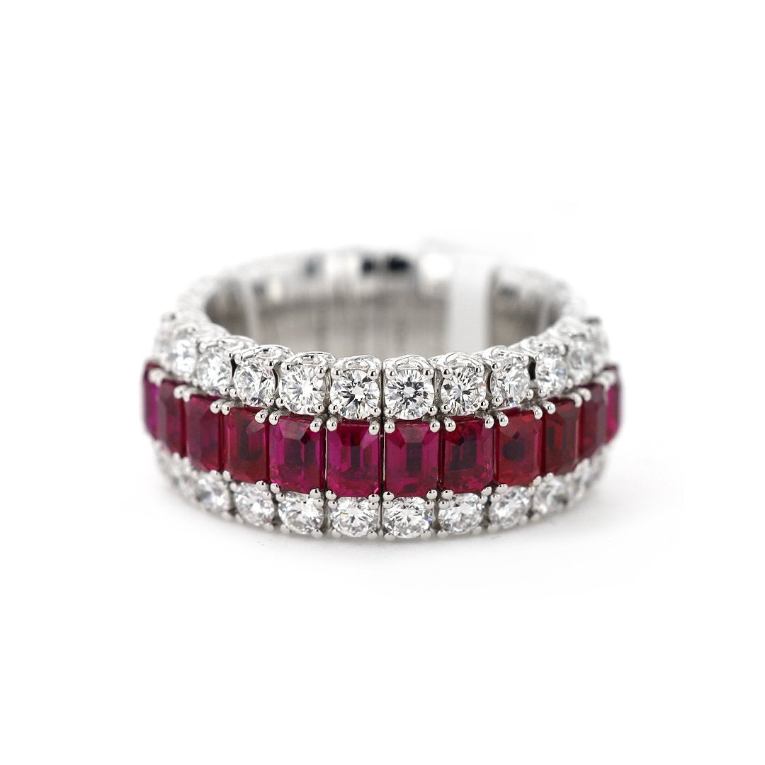 Ruby & Diamond Xpandable Band