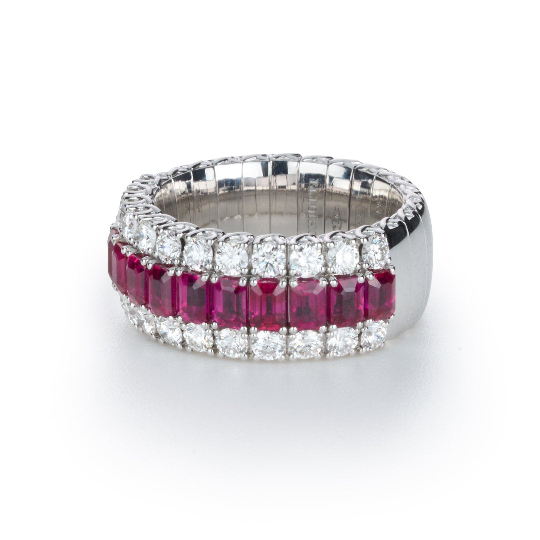 Ruby & Diamond Xpandable Band