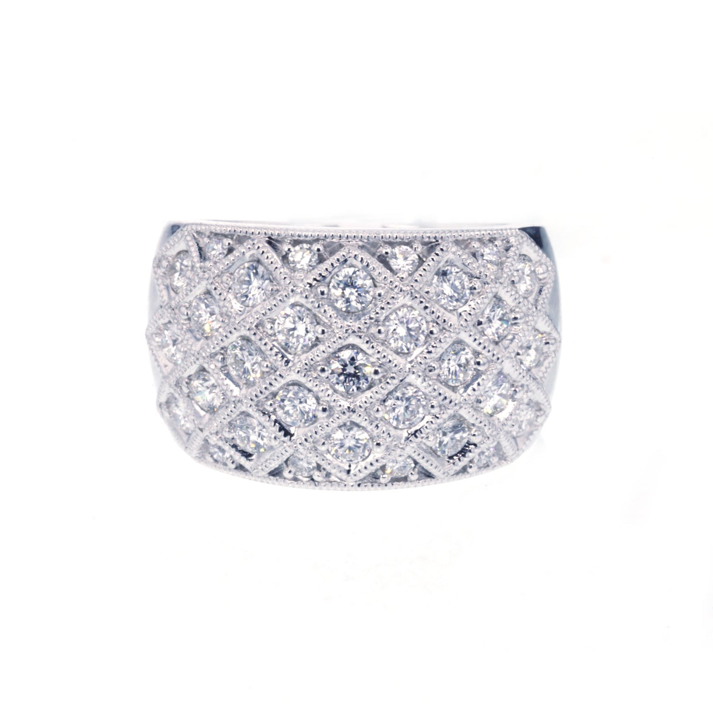1.00 ctw Diamond Wide Band