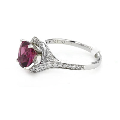 Rhodolite Garnet & Diamond Ring