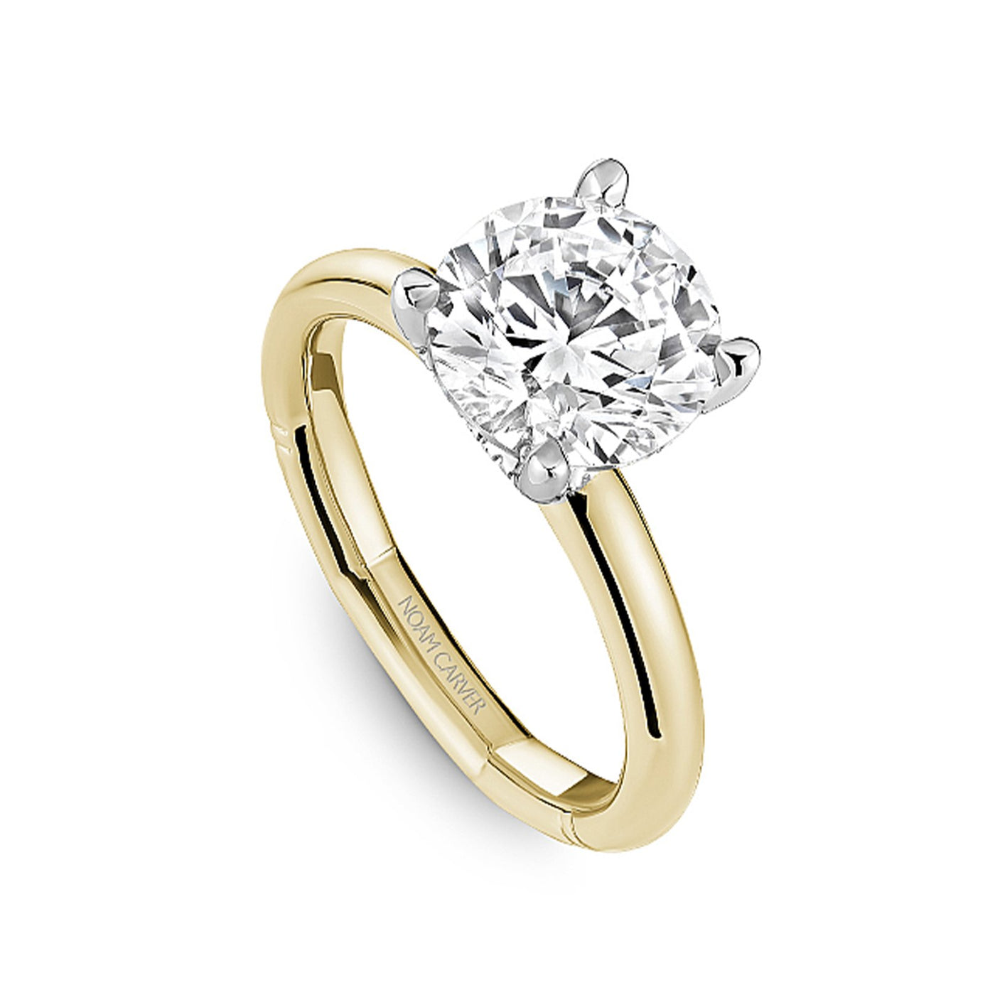 0.08 ctw Diamond Hidden Halo Engagement Ring