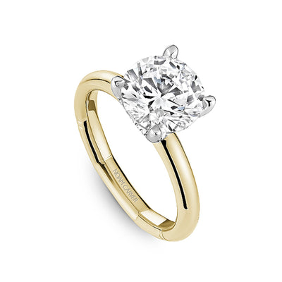 0.08 ctw Diamond Hidden Halo Engagement Ring