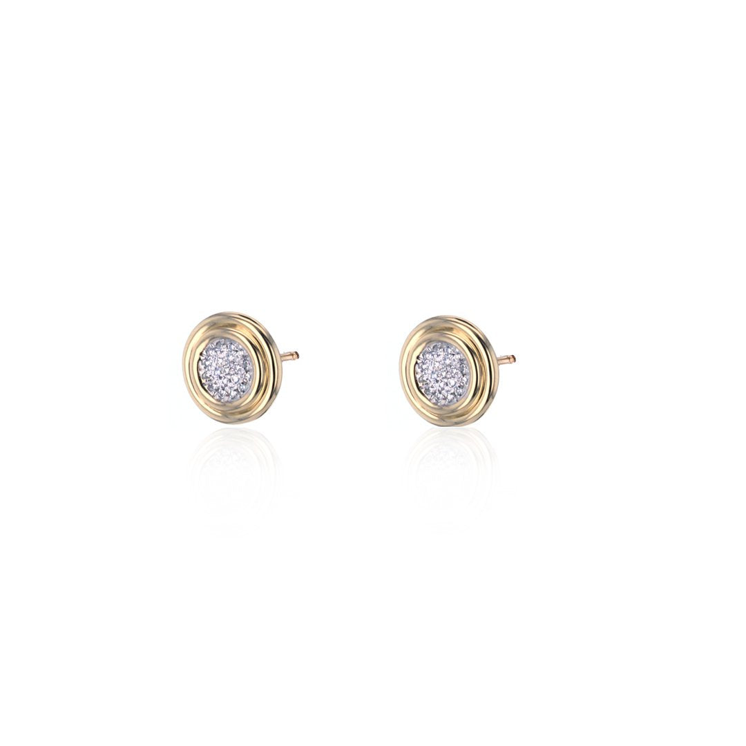 0.11 ctw Diamond Pave Earrings