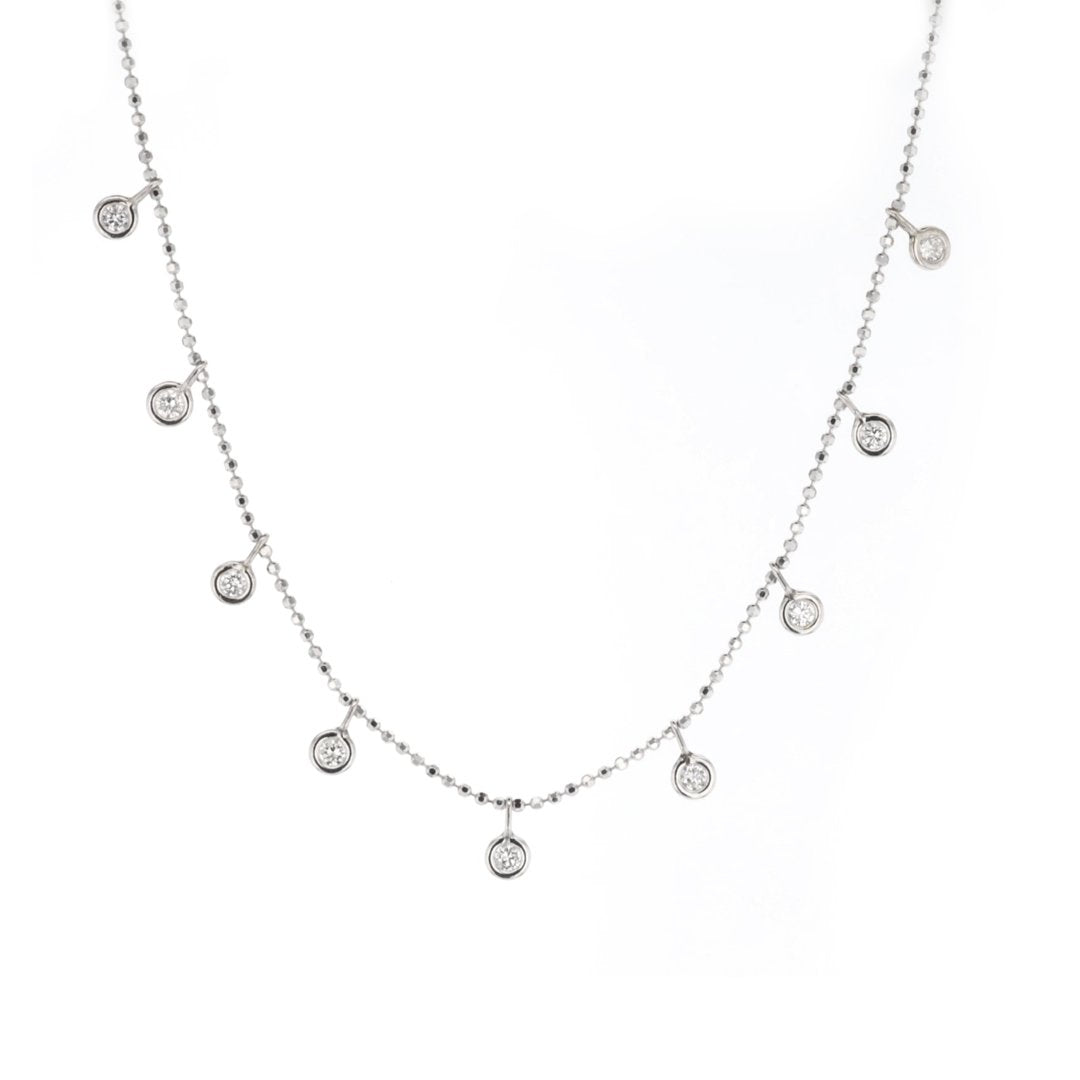 0.31ctw Diamond Cleopatra Style Necklace