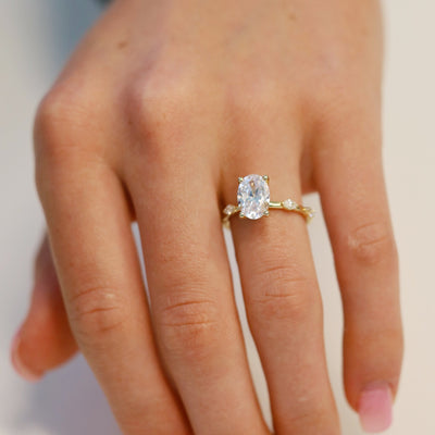 0.23 ctw Diamond Hidden Halo Engagement Ring