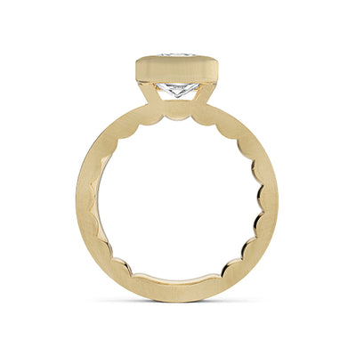 Bezel Engagement Ring
