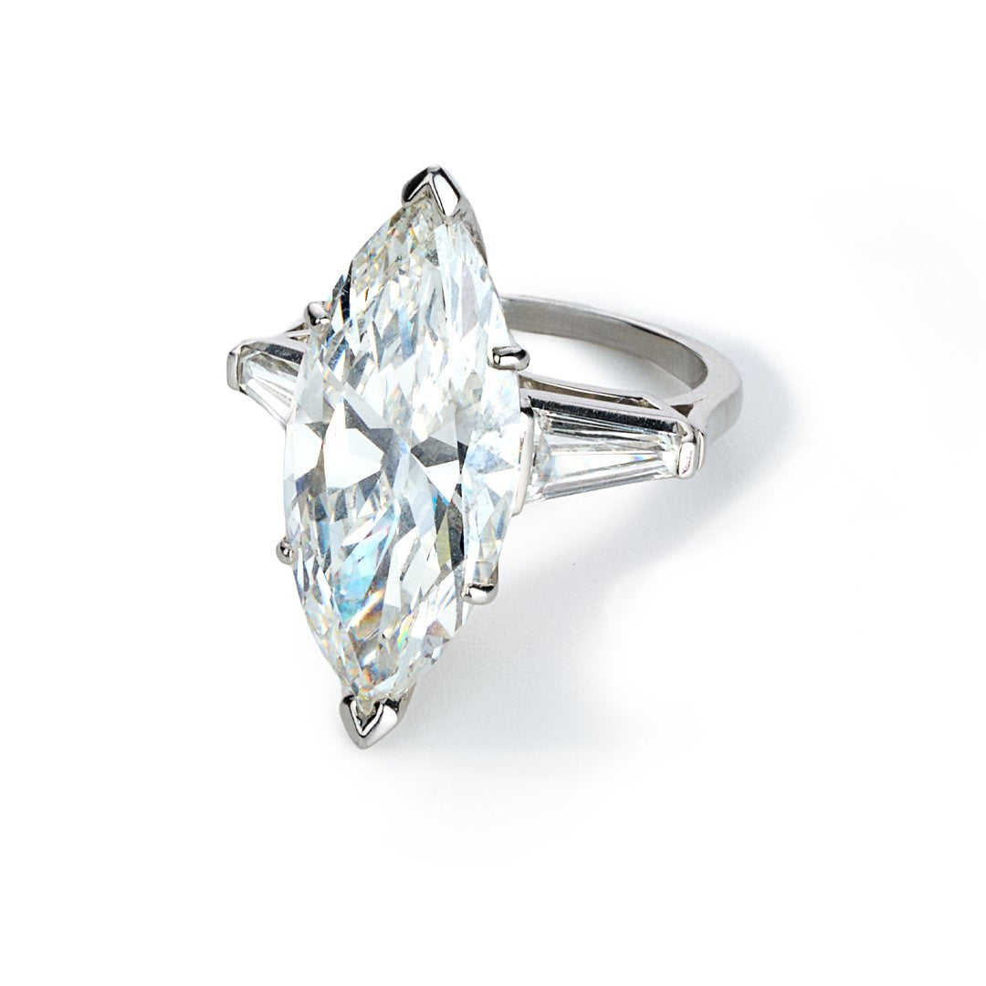 8.32 ct Marquise Diamond Engagement Ring