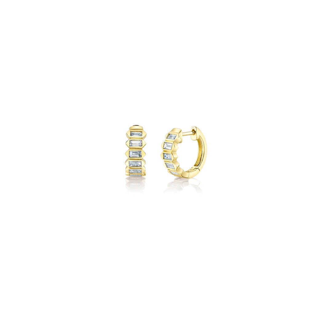 0.65 ctw Diamond Huggie Earrings