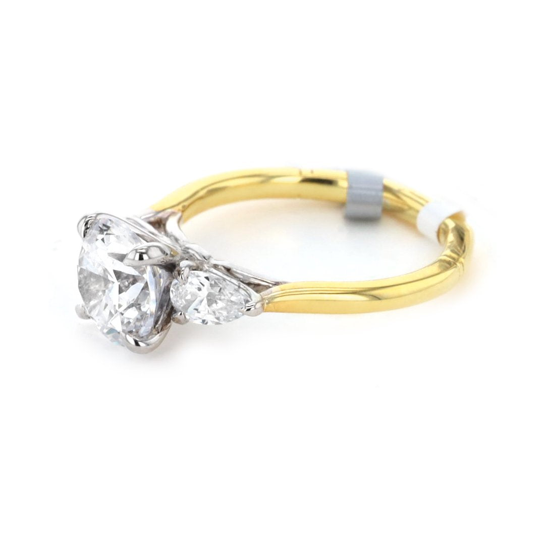 0.50 ctw Diamond Three-Stone Engagement Ring