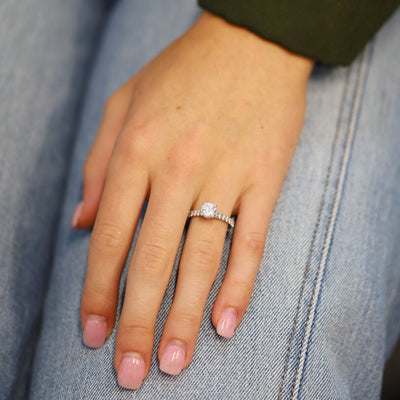 0.47 ctw Diamond Solitaire Engagement Ring