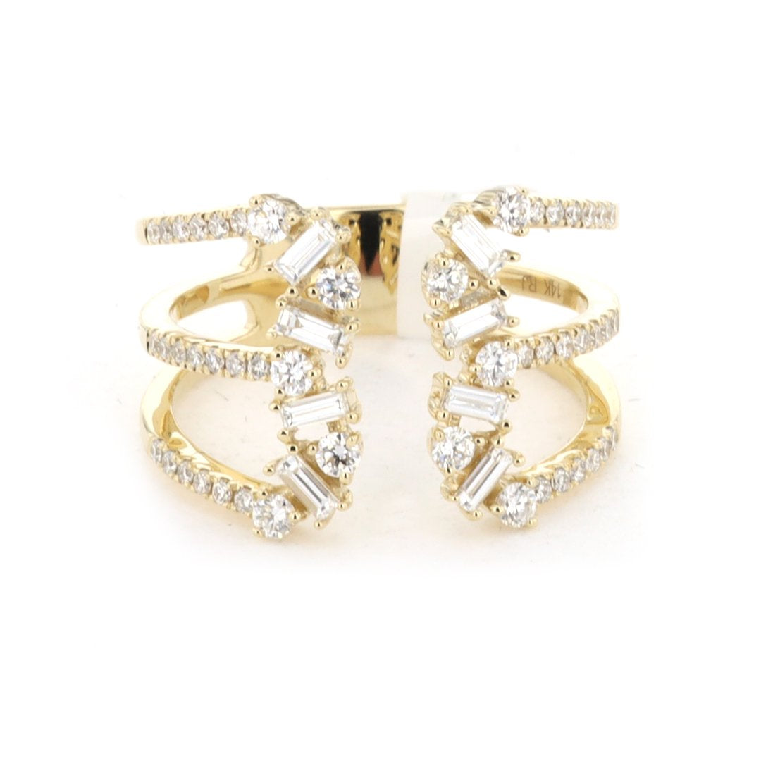 0.70 ctw Diamond Open Band