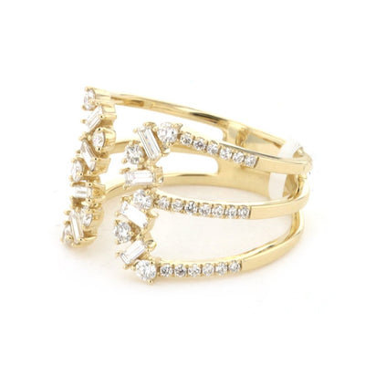0.70 ctw Diamond Open Band
