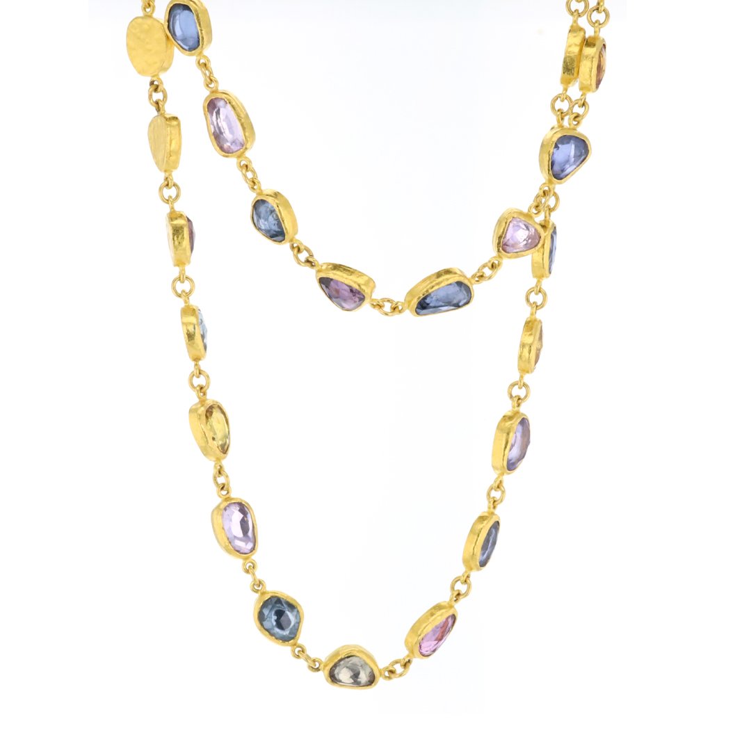 36" Multi-Sapphire Necklaces