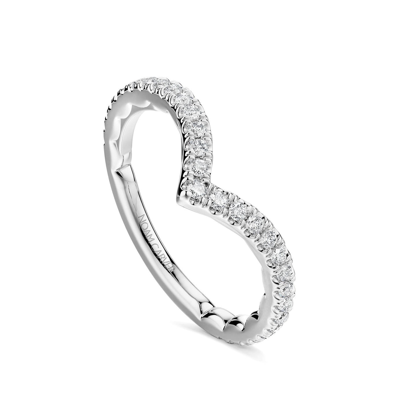 0.28 ctw Diamond Contour Band