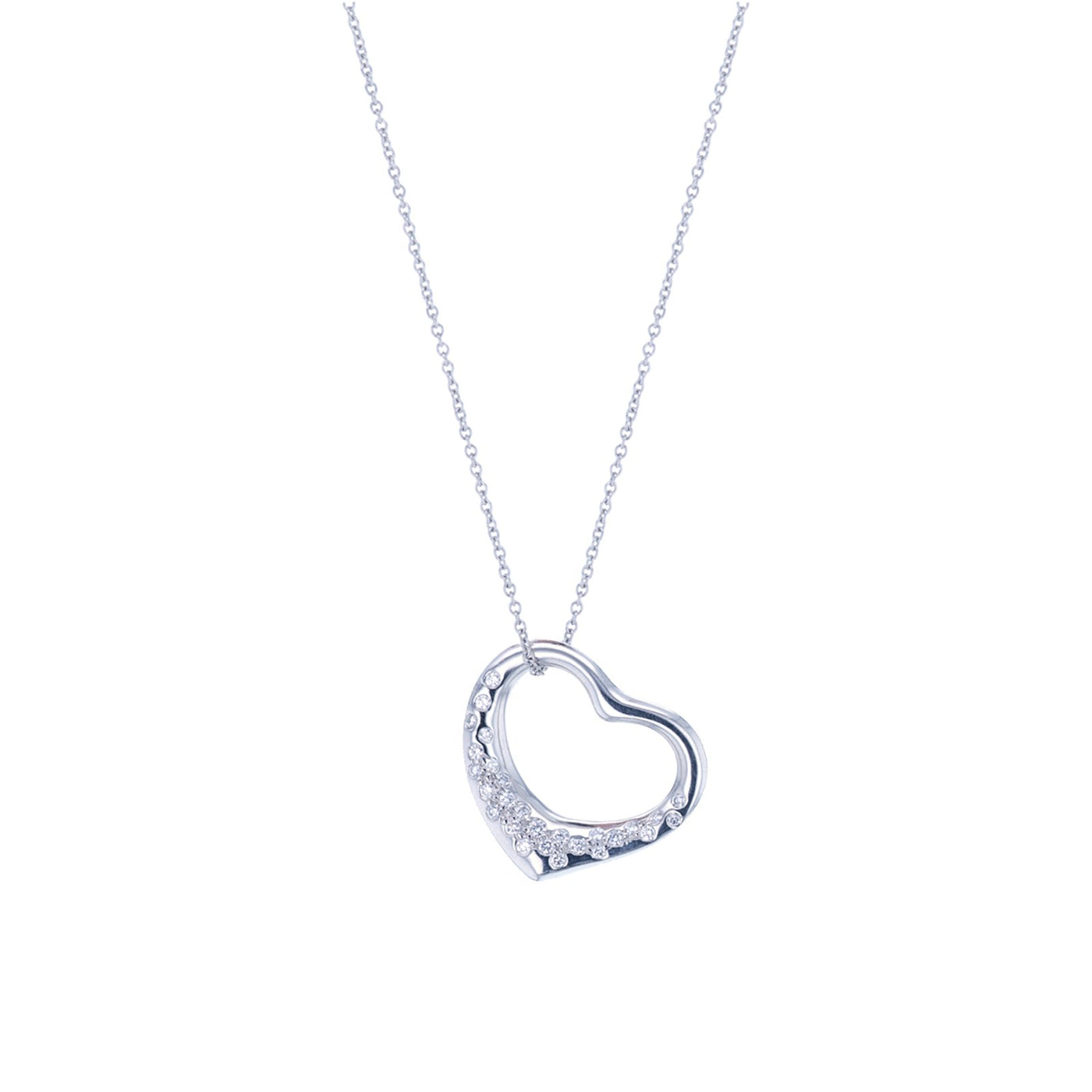 0.30 ctw Diamond Heart Pendant Necklace