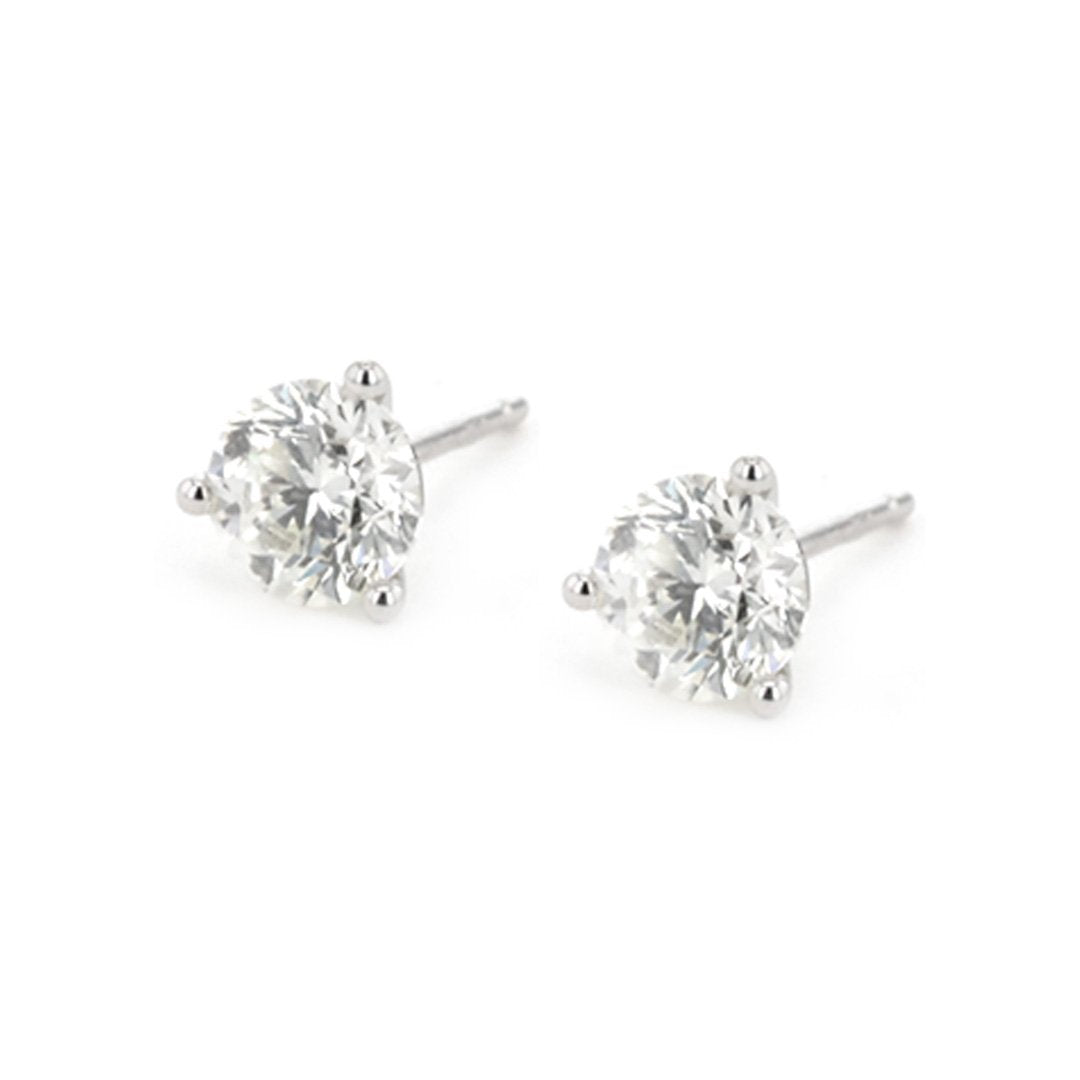 1.10 ctw Lab-Grown Diamond Stud Earrings