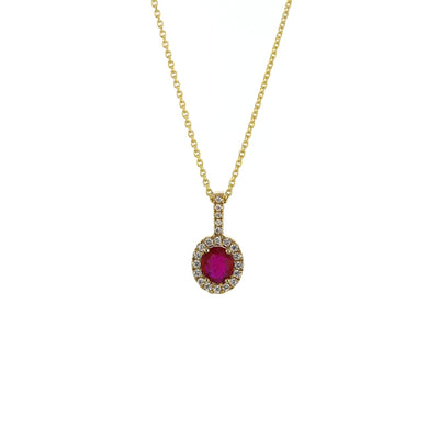 Ruby & Diamond Pendant