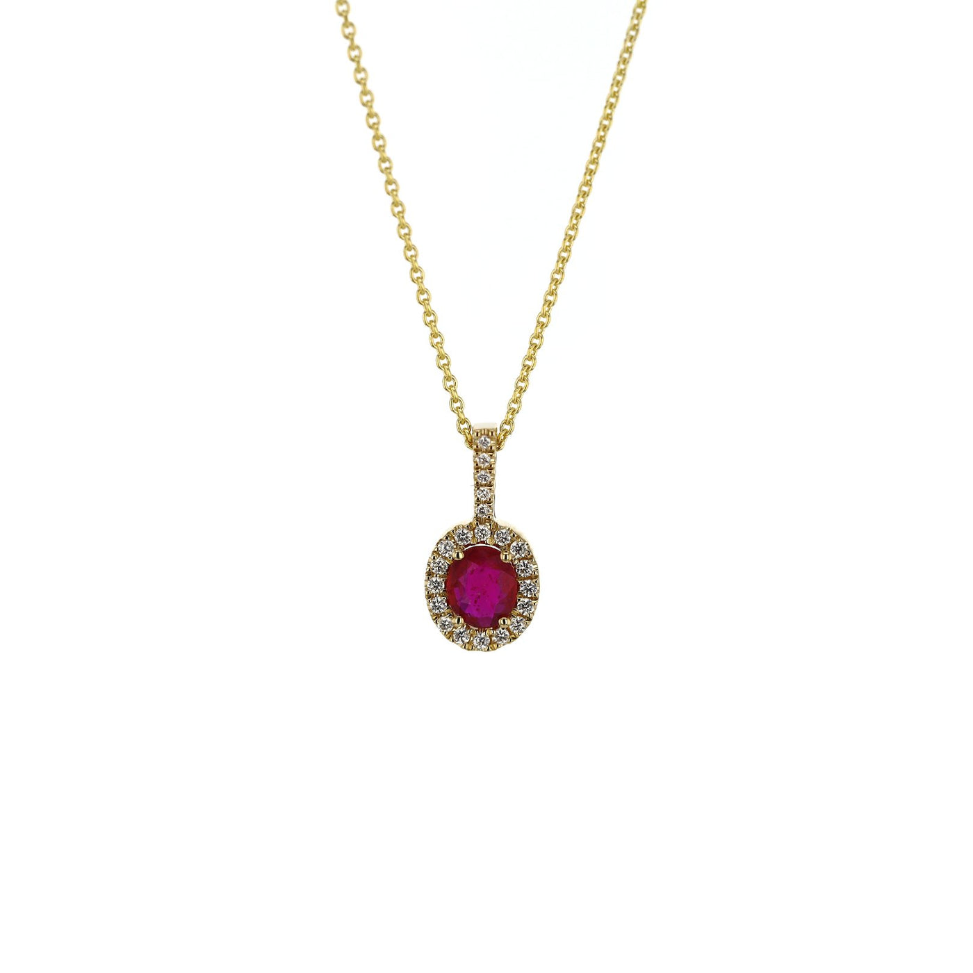 Ruby & Diamond Pendant