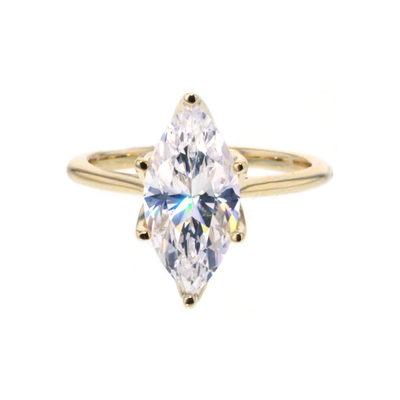 0.04 ctw Diamond Solitaire Engagement Ring
