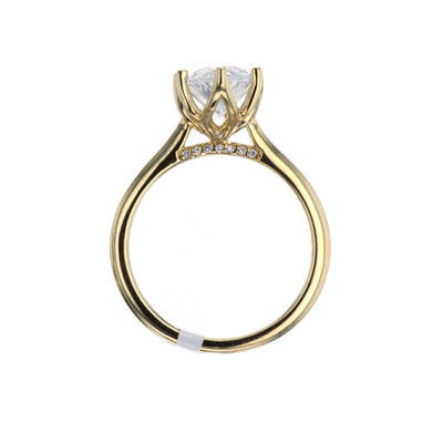 0.04 ctw Diamond Solitaire Engagement Ring