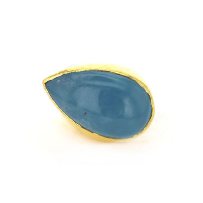 Aquamarine Cabochon Ring
