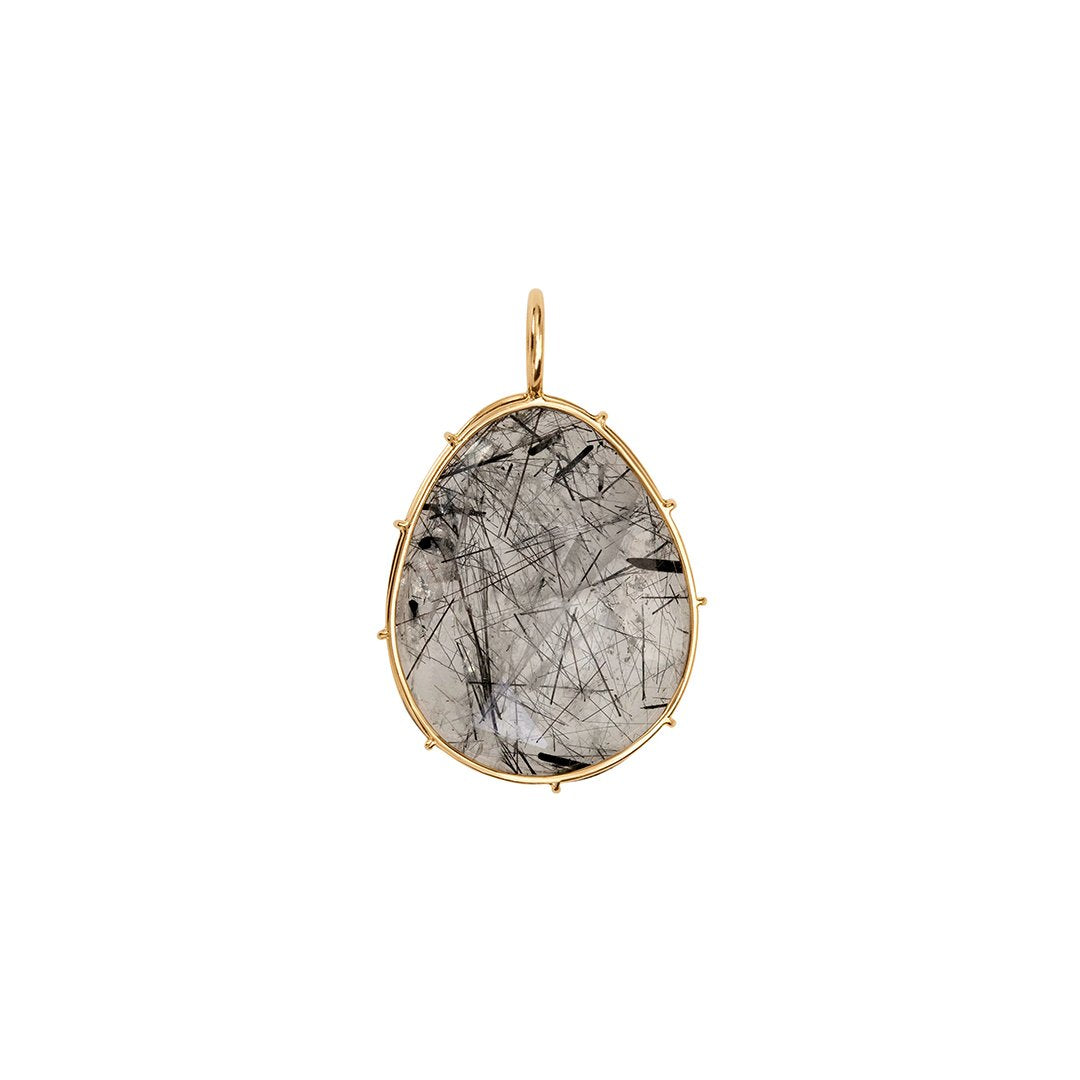 Black Rutilated Quartz Pendant
