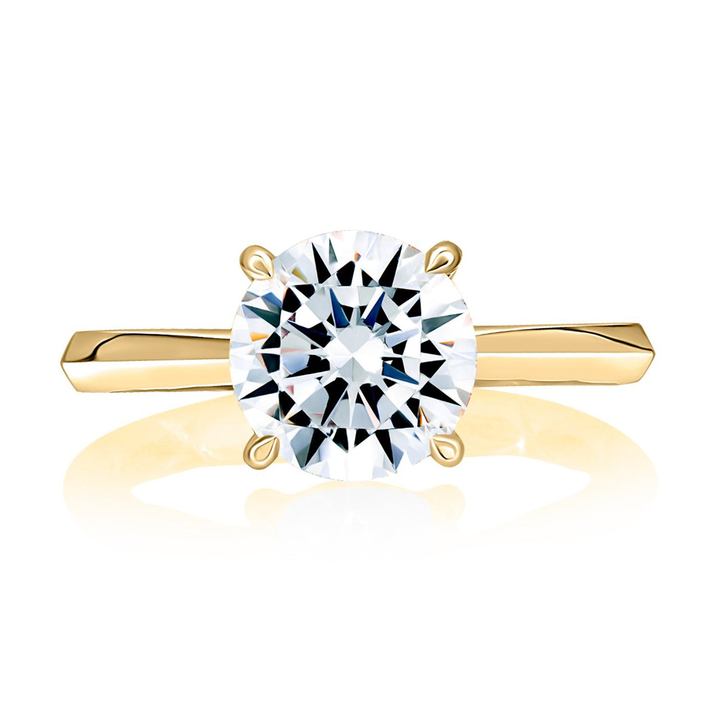0.07 ctw Diamond Solitaire Engagement Ring