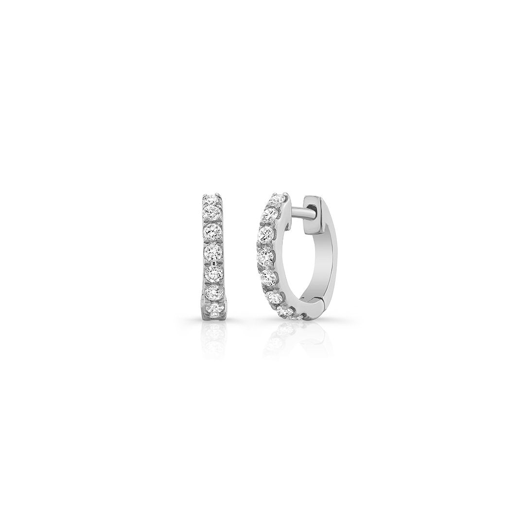 0.30 ctw Diamond Huggie Earrings
