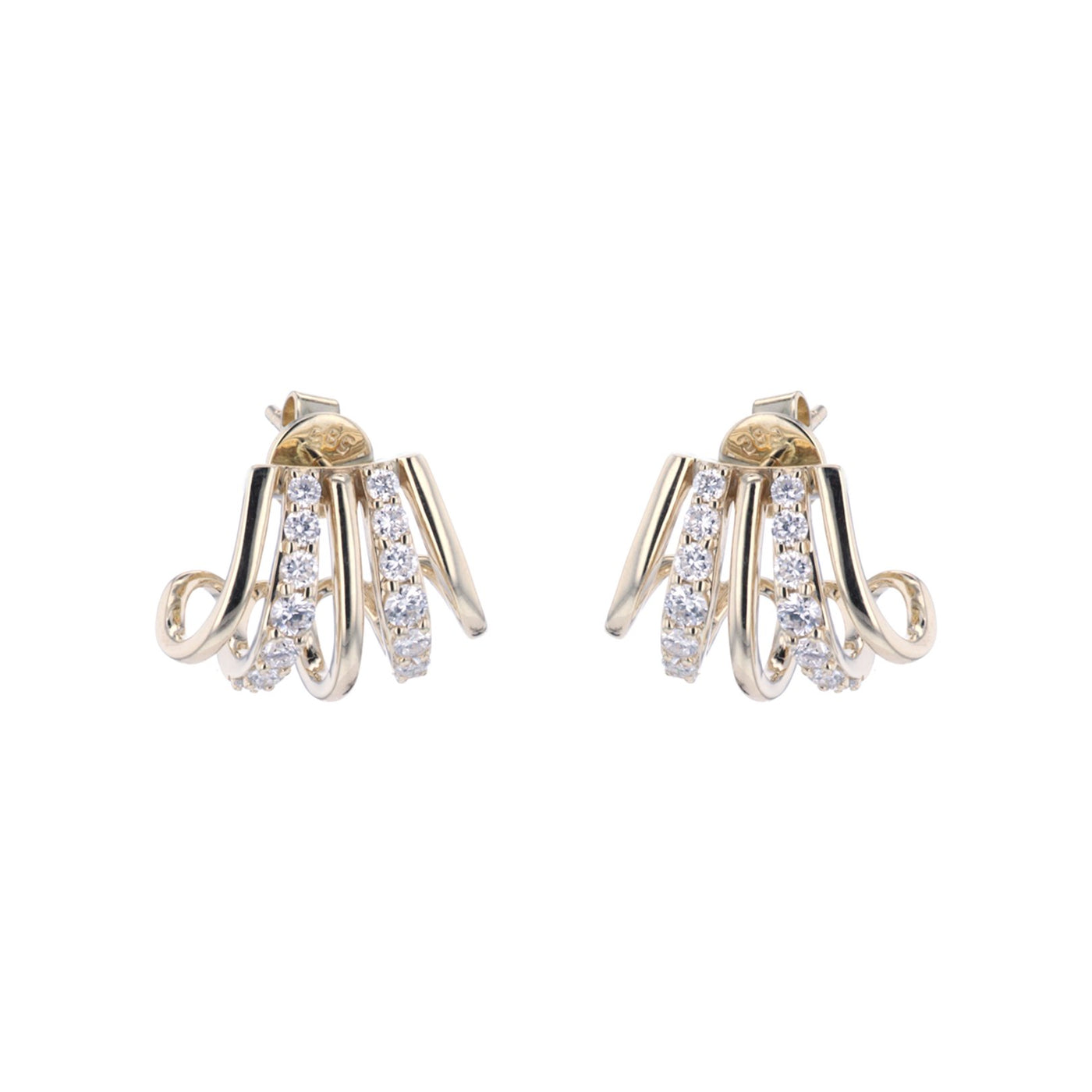 0.68ctw Diamond Huggie Earrings