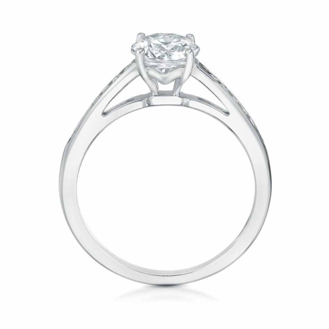 0.14 ctw Diamond Solitaire Engagement Ring