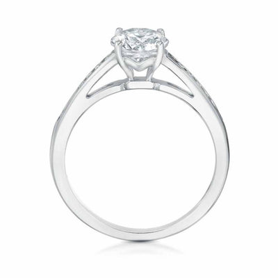0.14 ctw Diamond Solitaire Engagement Ring