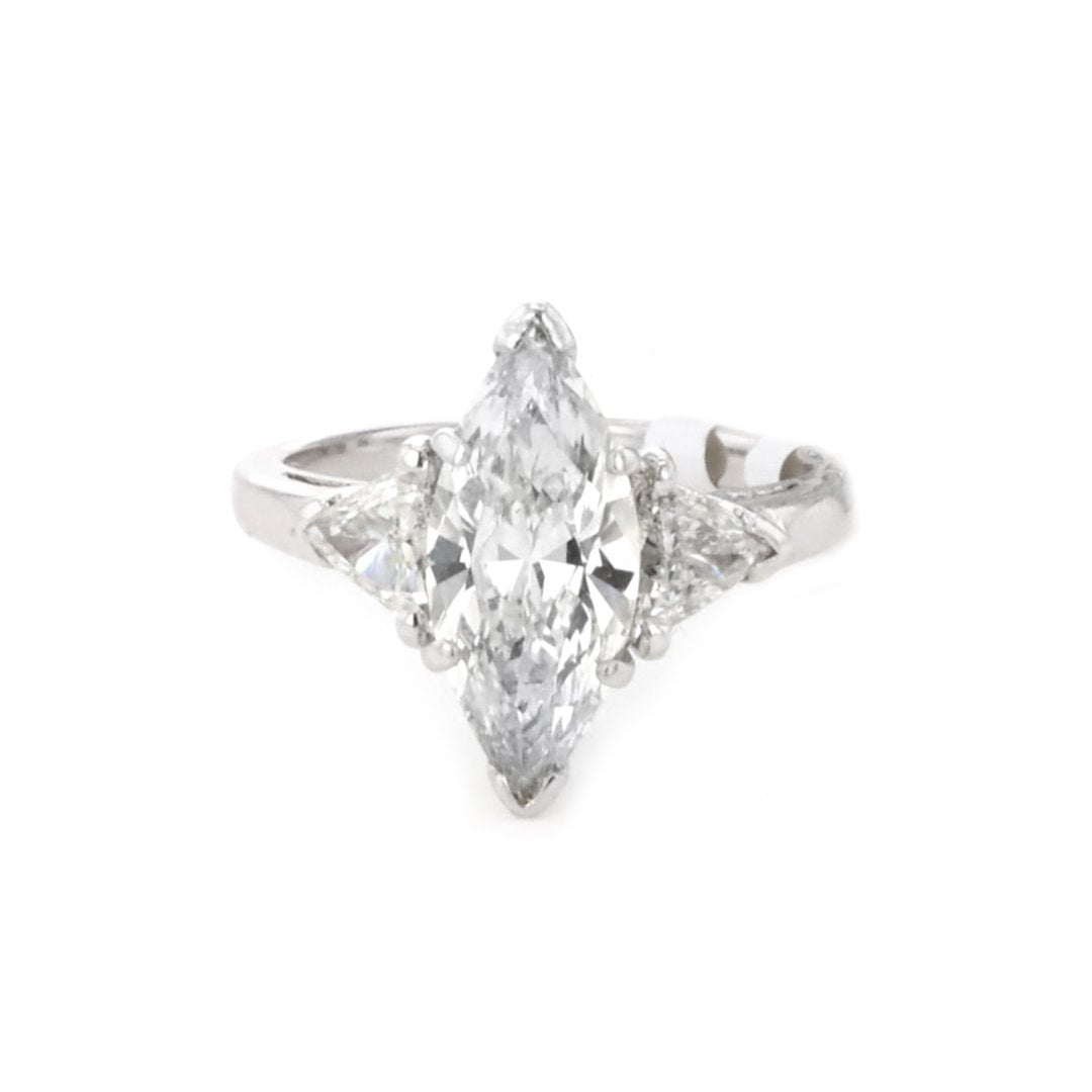 0.62 ctw Diamond Three-Stone Engagement Ring