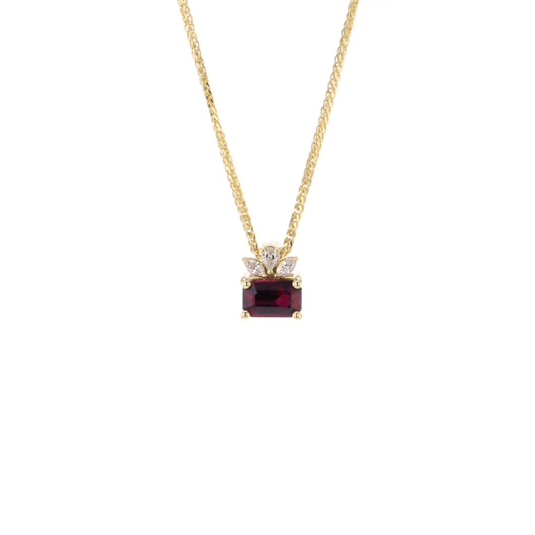 Ruby & Diamond Pendant
