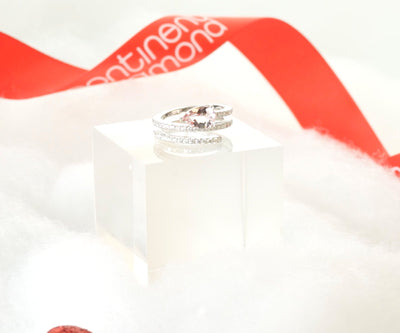 Morganite & Diamond Ring