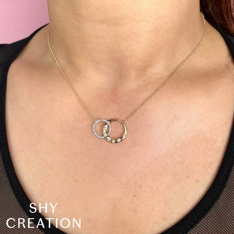 0.16 ctw Diamond Circle Necklace