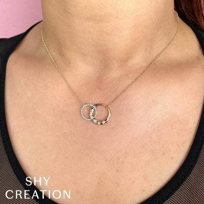 0.16 ctw Diamond Circle Necklace