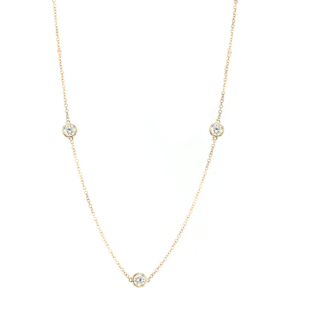 24" 3.82 ctw Diamond By The Yard Necklace
