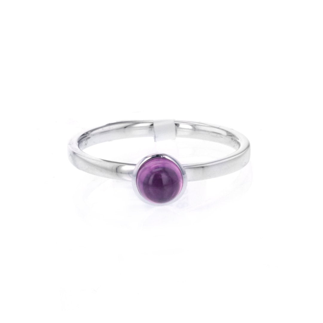 Pink Sapphire Cabochon Ring