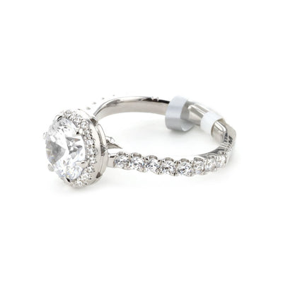 0.70 ctw Diamond Halo Engagement Ring